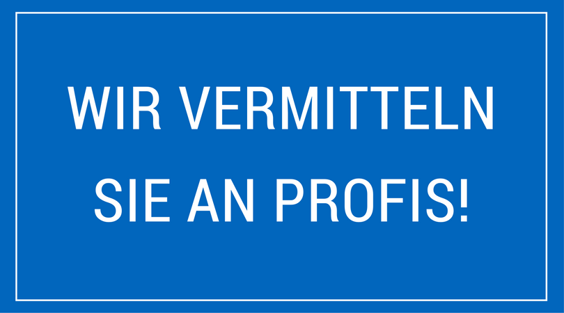 Wir vermitteln sie an profis in baselland